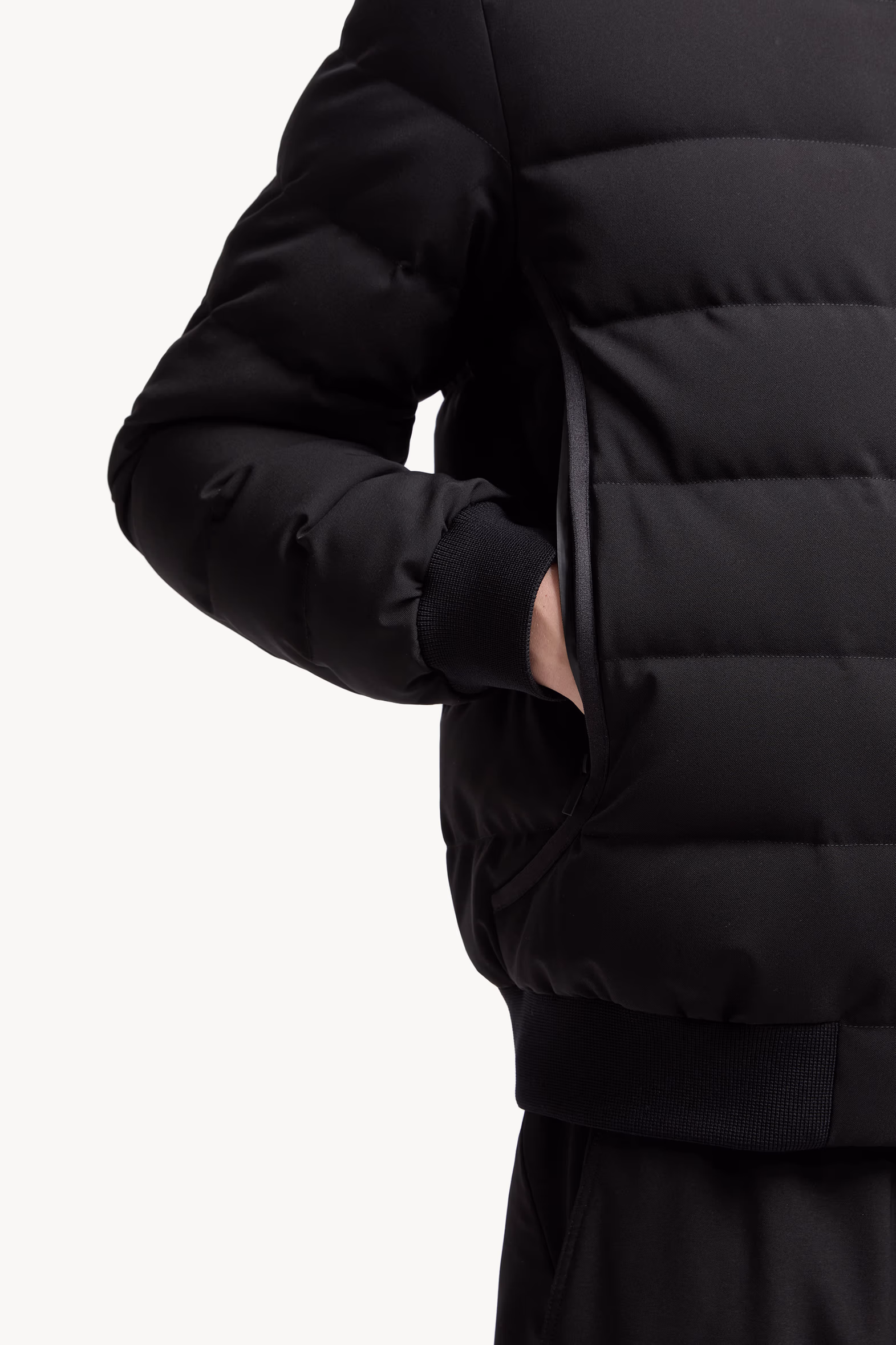 Cirer Down Bomber Jacket Men Black Moncler 6